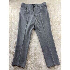 Alberto Pants Men's Size 52 Gray TOM Comfort Fit Stretch Business Casual